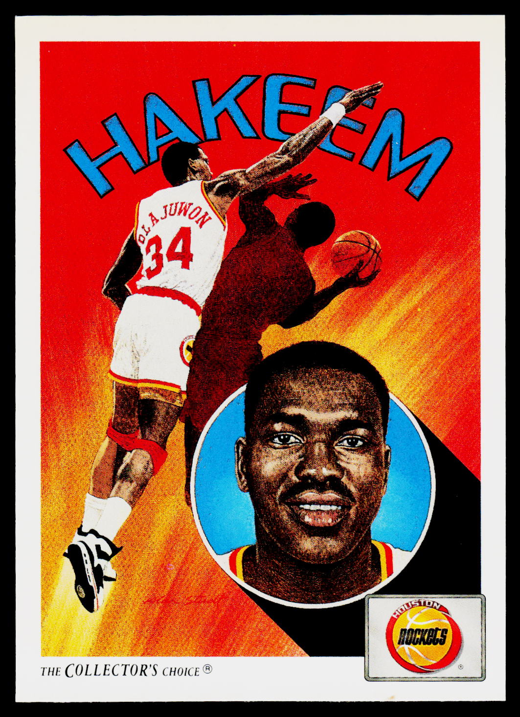 1991-92 Upper Deck #92 Hakeem Olajuwon