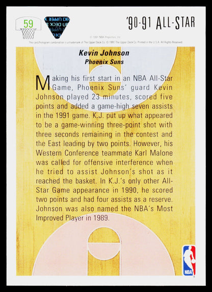 1991-92 Upper Deck #59 Kevin Johnson