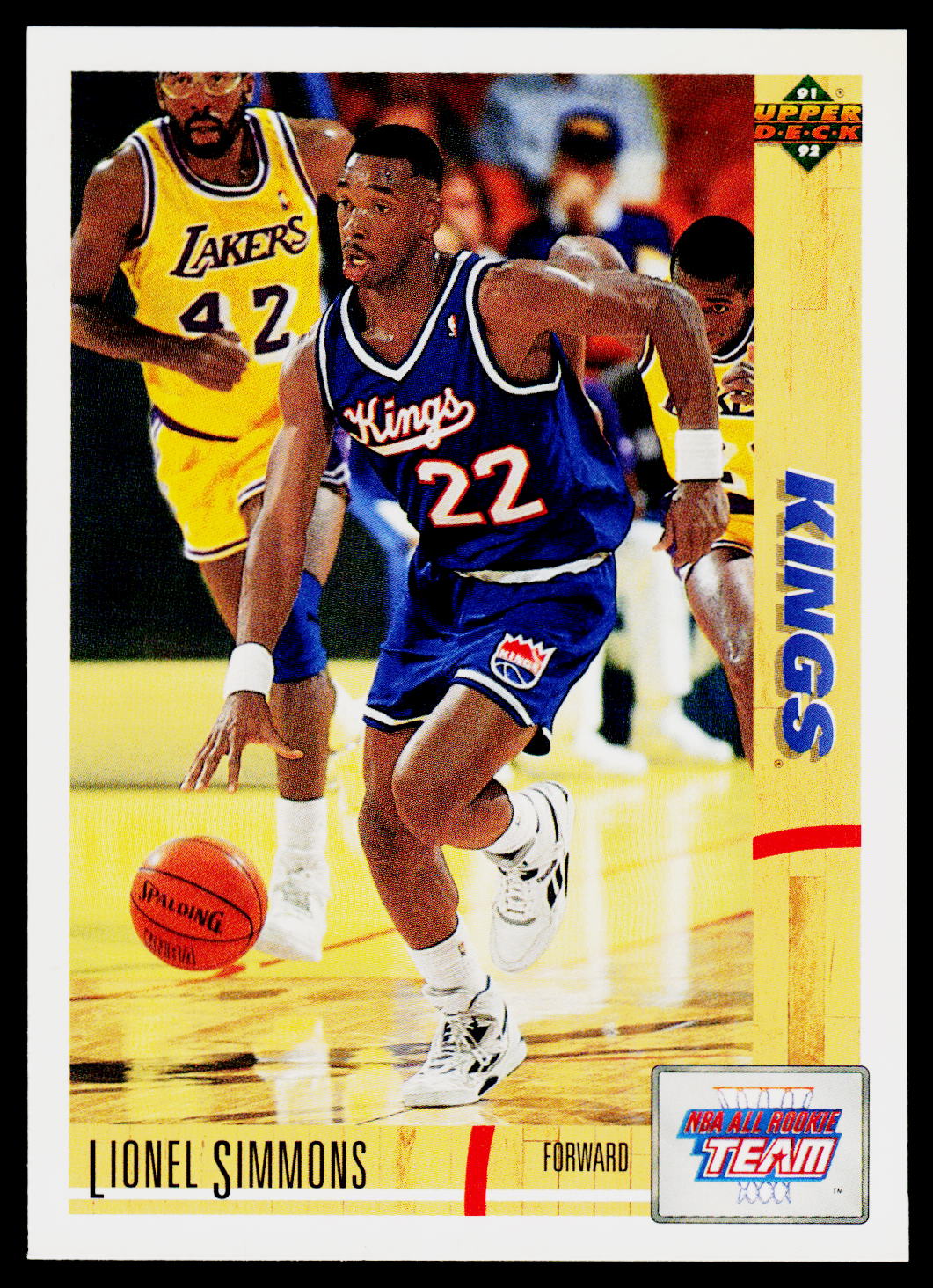 1991-92 Upper Deck #36 Lionel Simmons