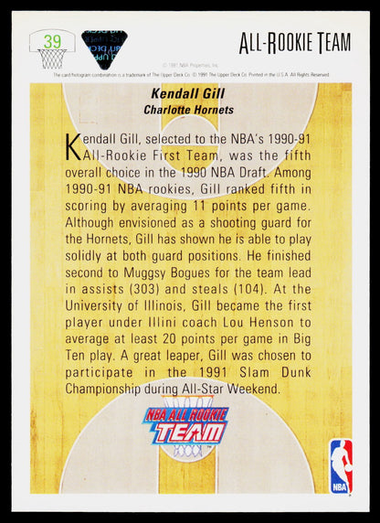 1991-92 Upper Deck #39 Kendall Gill