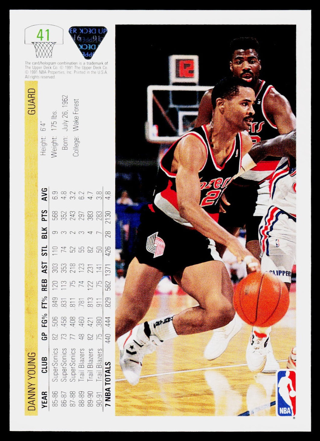 1991-92 Upper Deck #41 Danny Young
