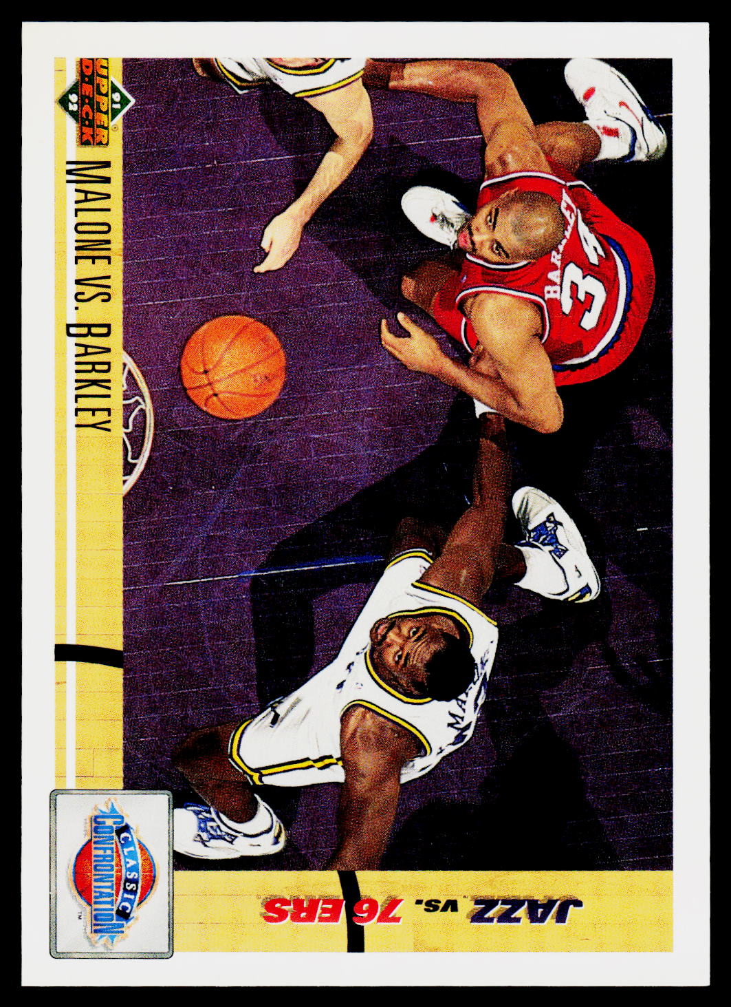 1991-92 Upper Deck #31 Malone vs. Barkley