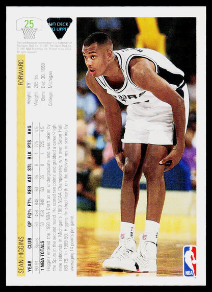 1991-92 Upper Deck #25 Sean Higgins