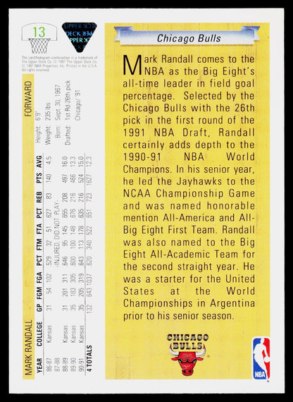 1991-92 Upper Deck #13 Mark Randall