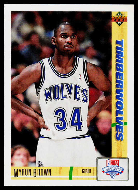 1991-92 Upper Deck #15 Myron Brown