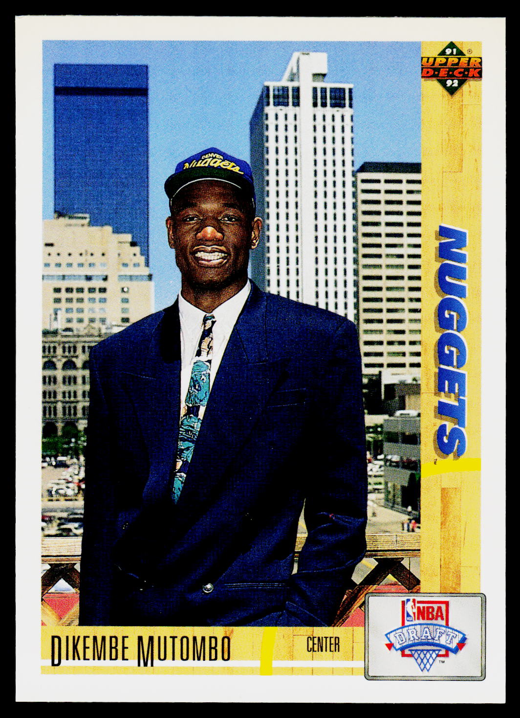 1991-92 Upper Deck #3 Dikembe Mutombo
