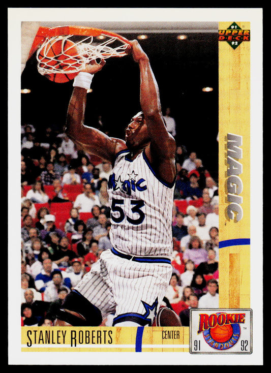 1991-92 Upper Deck #R28 Stanley Roberts Rookie Standouts