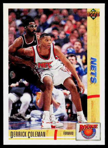 1991-92 Upper Deck #R10 Derrick Coleman Rookie Standouts