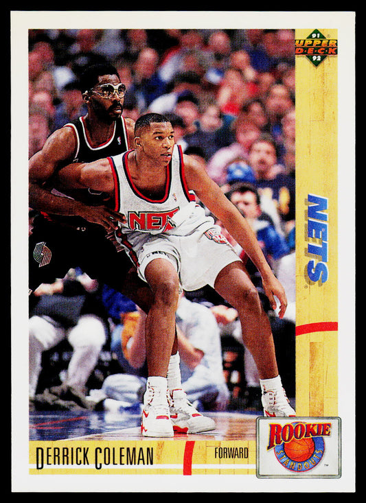 1991-92 Upper Deck #R10 Derrick Coleman Rookie Standouts