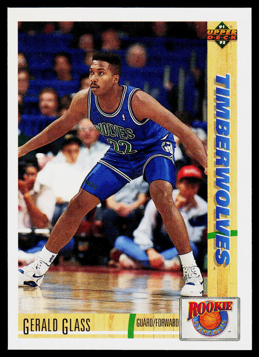 1991-92 Upper Deck #R13 Gerald Glass Rookie Standouts