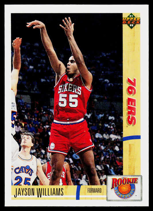 1991-92 Upper Deck #R14 Jayson Williams Rookie Standouts