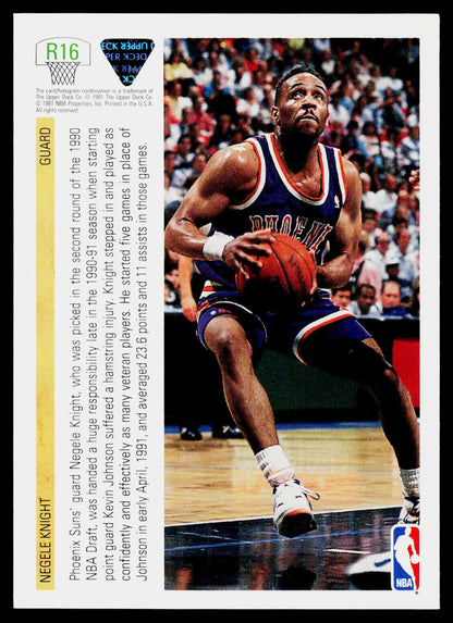 1991-92 Upper Deck #R16 Negele Knight Rookie Standouts