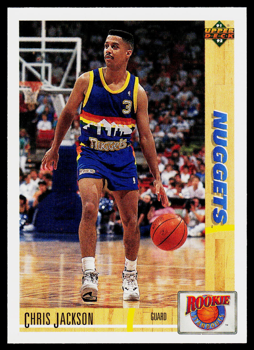 1991-92 Upper Deck #R17 Chris Jackson Rookie Standouts
