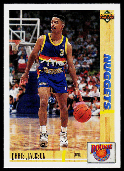 1991-92 Upper Deck #R17 Chris Jackson Rookie Standouts