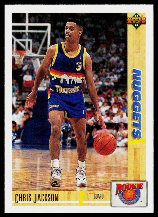 1991-92 Upper Deck #R17 Chris Jackson Rookie Standouts