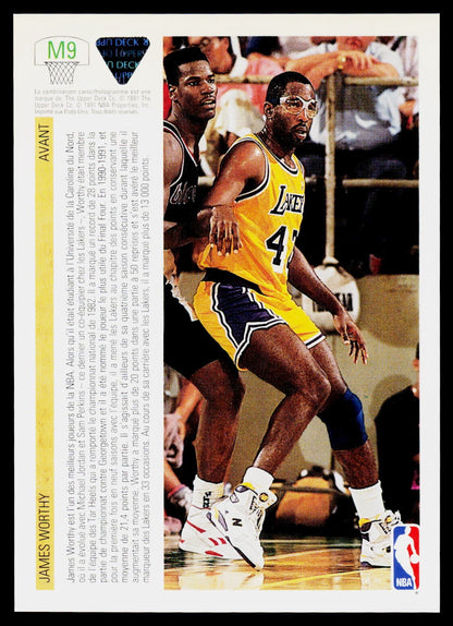 1991 Upper Deck Paris McDonald's Open #M9 James Worthy