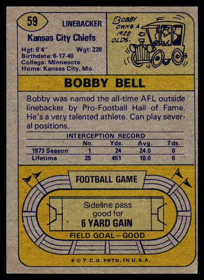 1974 Topps #59 Bobby Bell