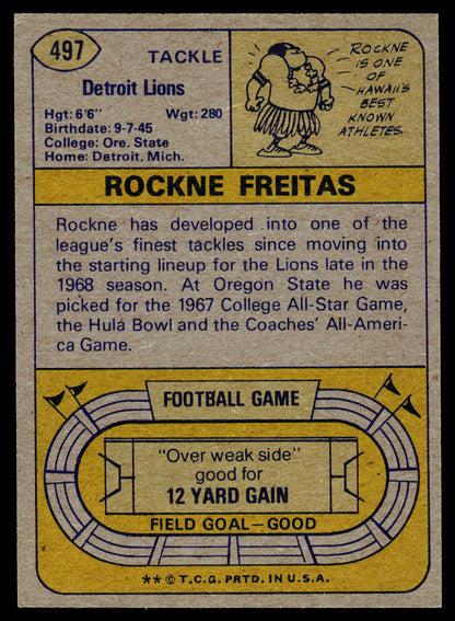 1974 Topps #497 Rockne Freitas