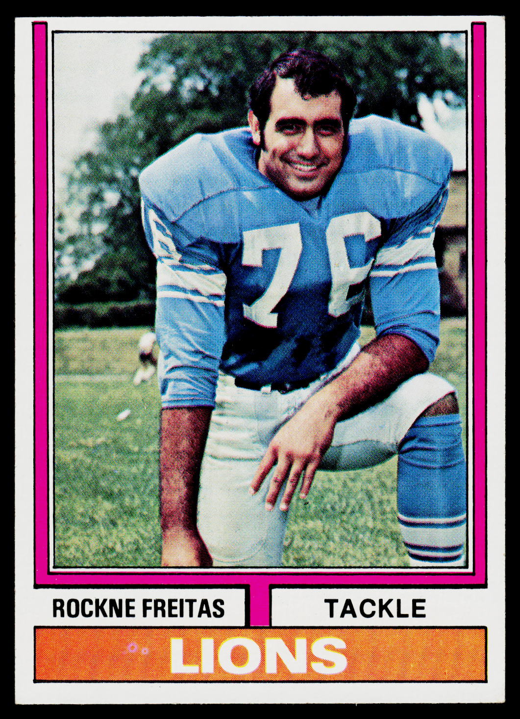 1974 Topps #497 Rockne Freitas