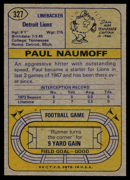 1974 Topps #327 Paul Naumoff