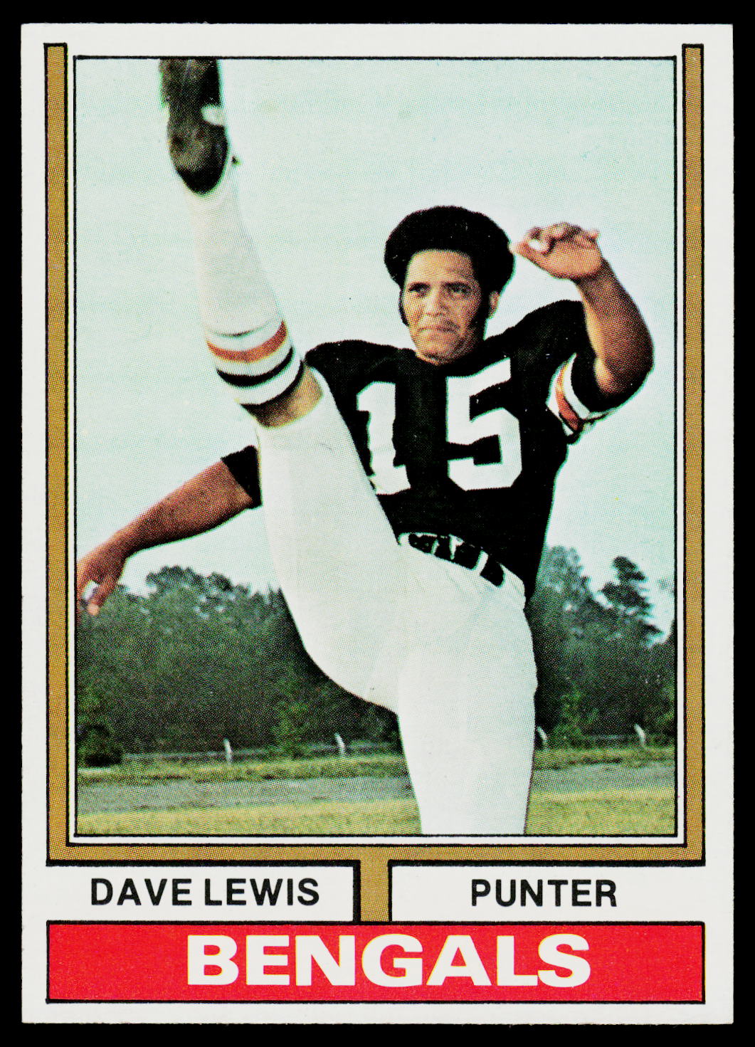 1974 Topps #236 Dave Lewis