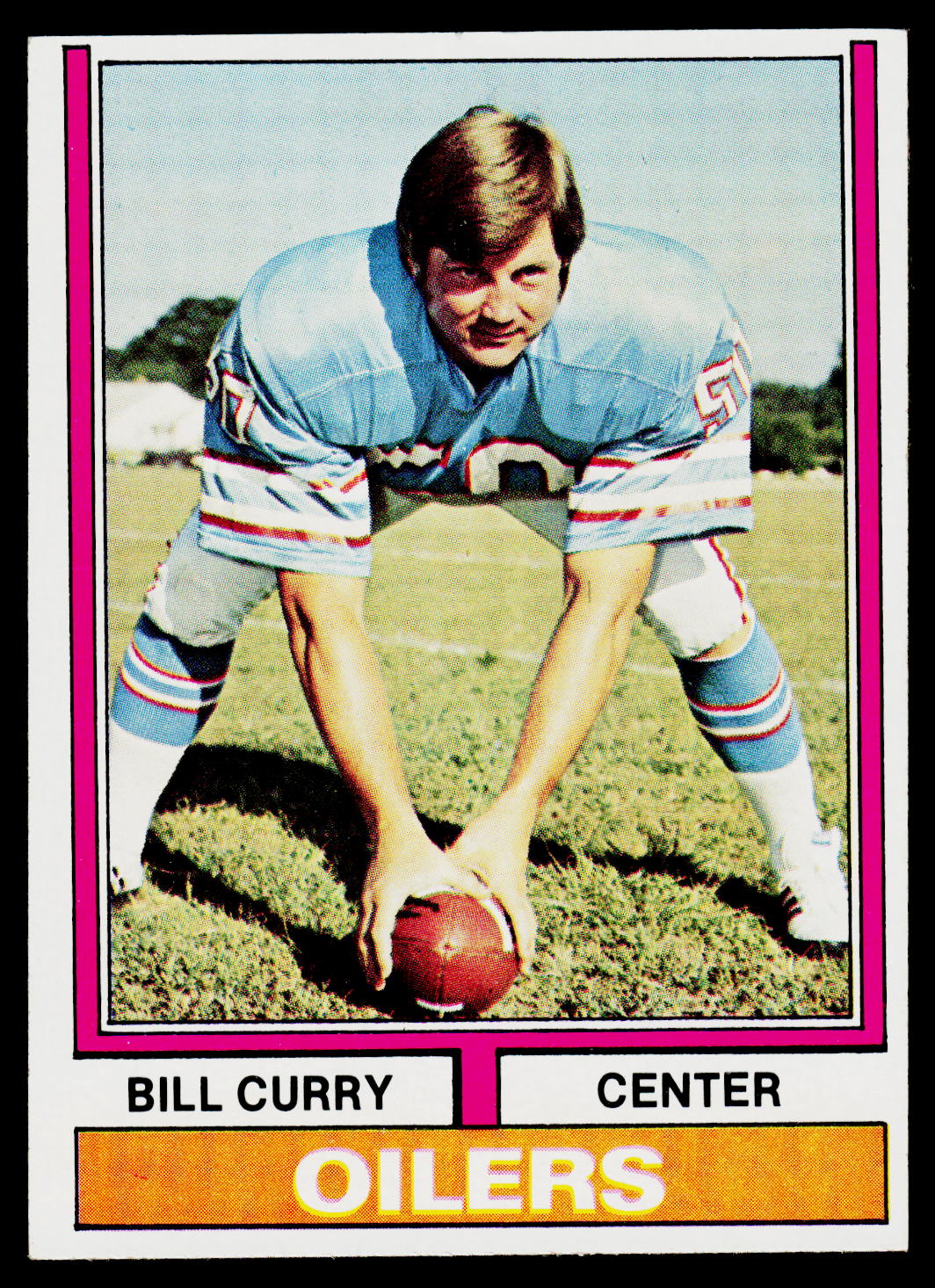 1974 Topps #441 Bill Curry