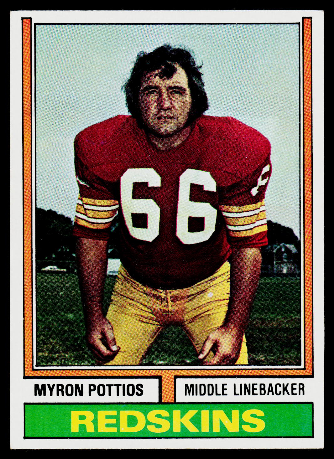 1974 Topps #484 Myron Pottios