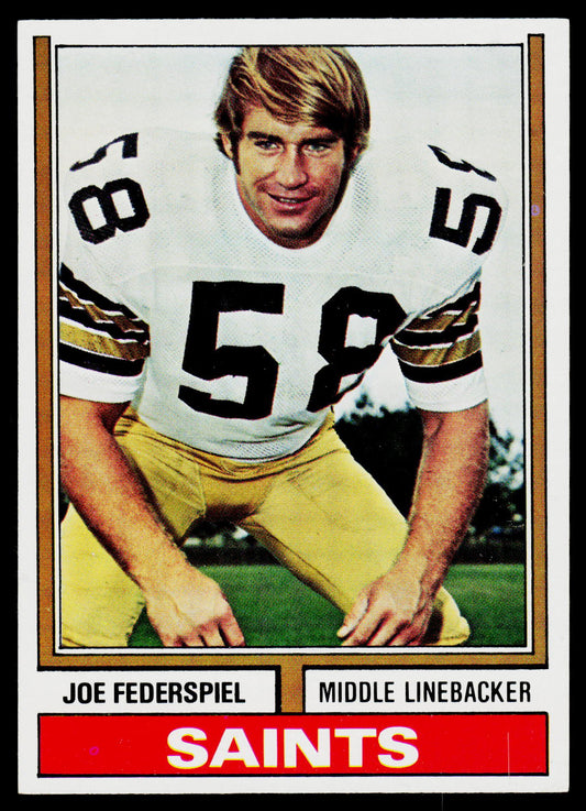 1974 Topps #417 Joe Federspiel
