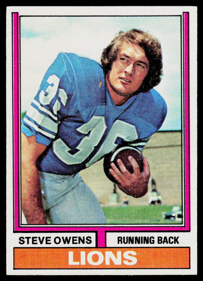 1974 Topps Parker Brothers Pro Draft #52 Steve Owens