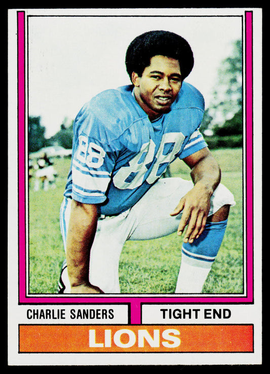 1974 Topps #440 Charlie Sanders