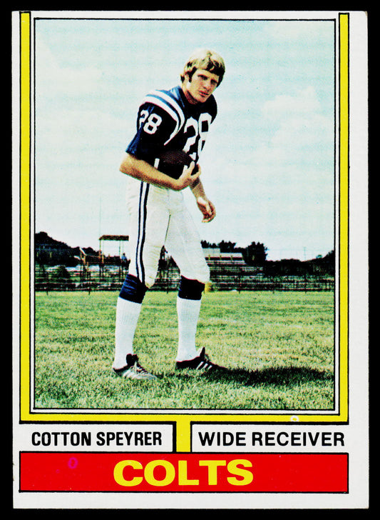 1974 Topps #172 Cotton Speyrer