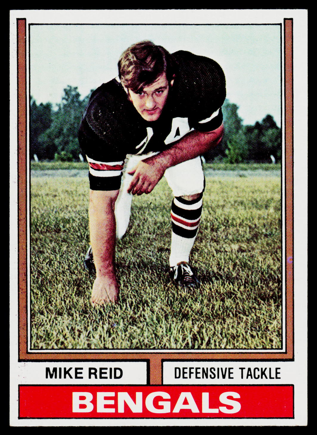 1974 Topps #290 Mike Reid
