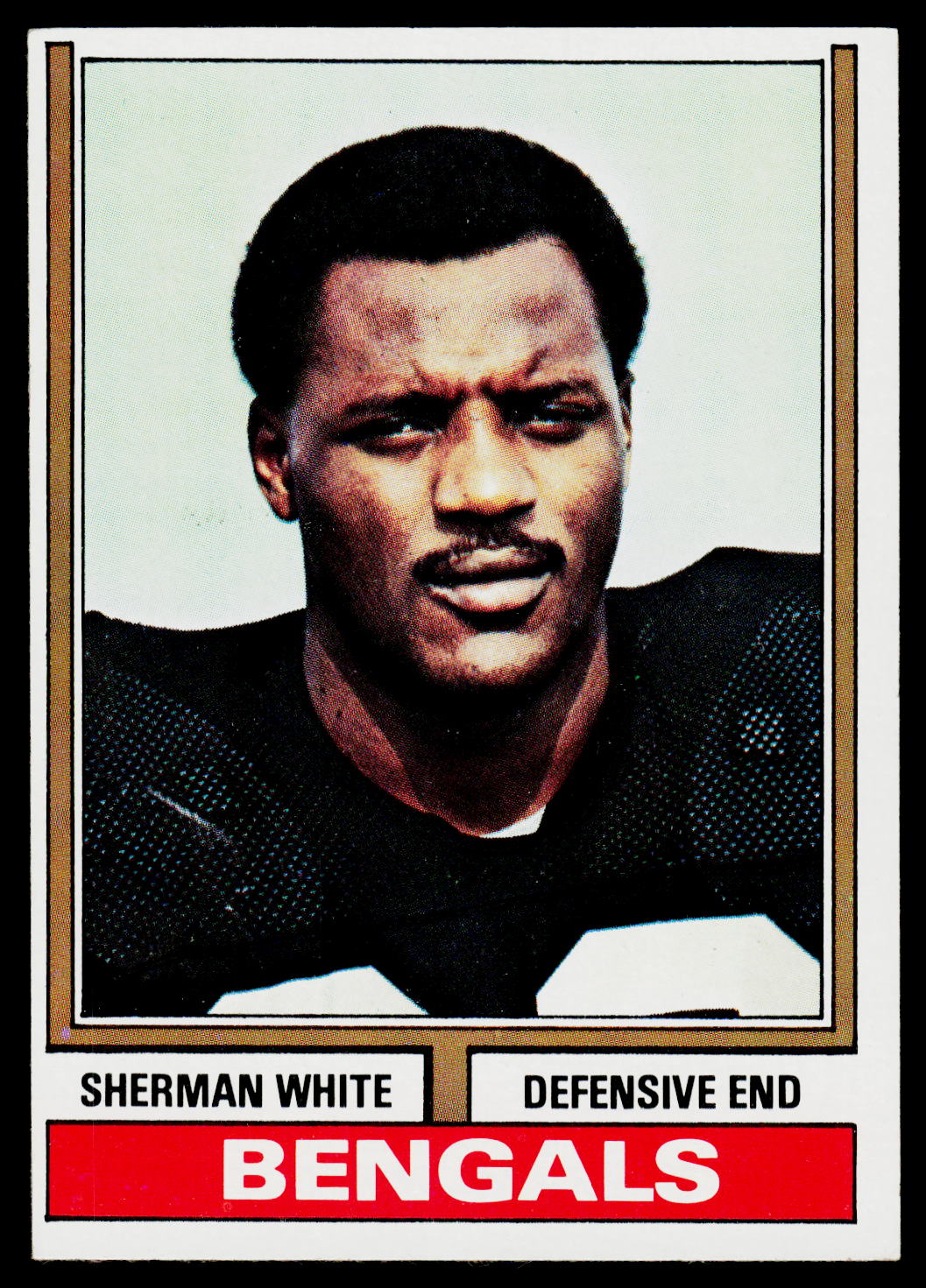 1974 Topps #184 Sherman White