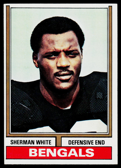 1974 Topps #184 Sherman White