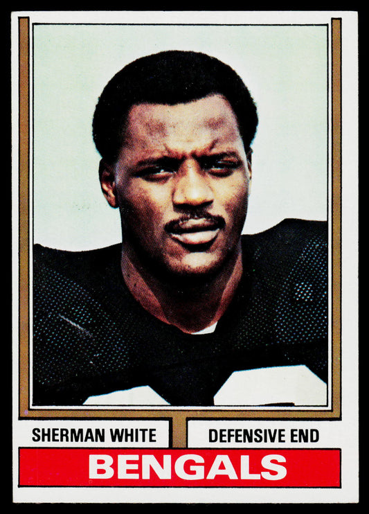 1974 Topps #184 Sherman White
