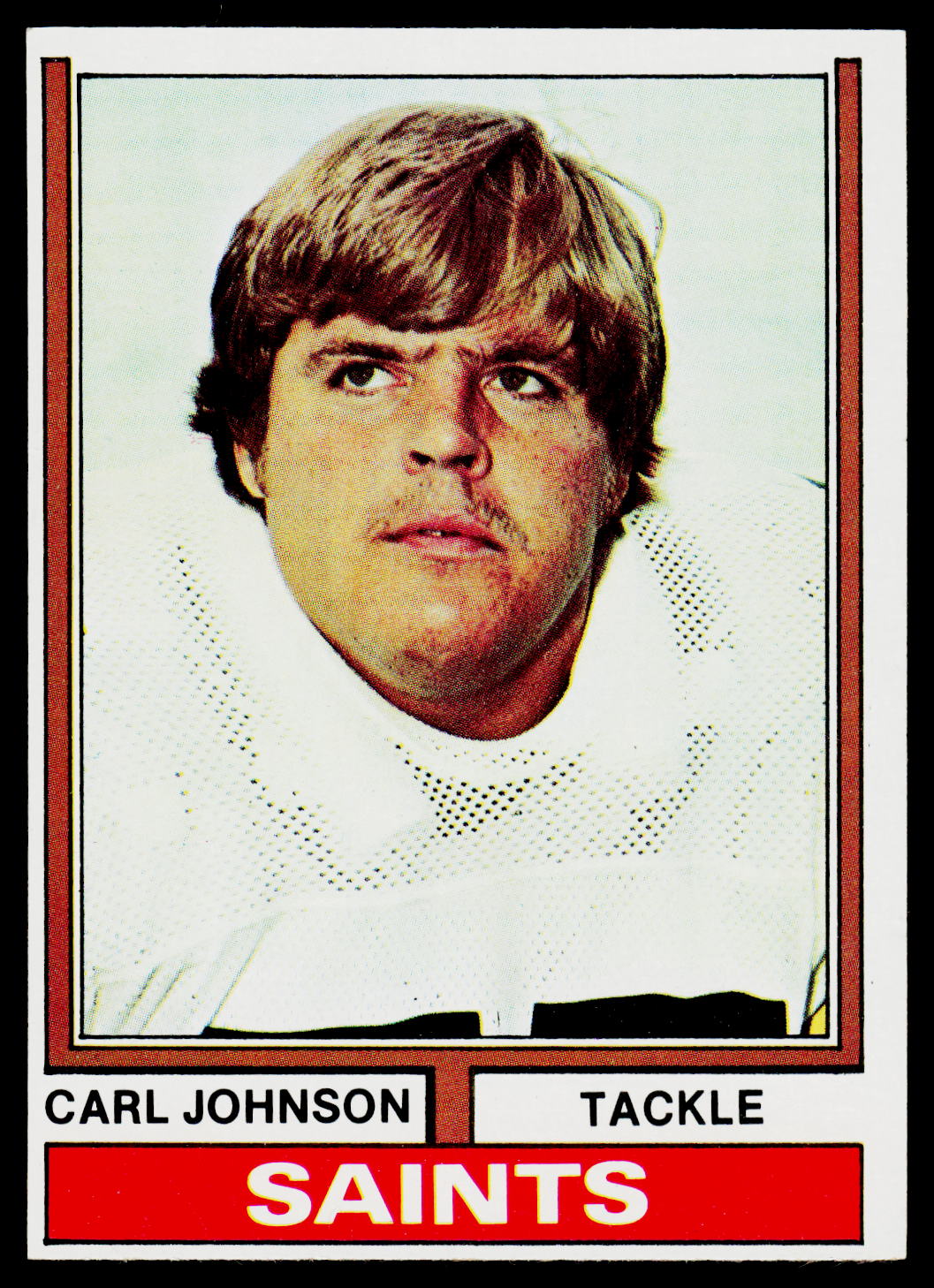 1974 Topps #308 Carl Johnson