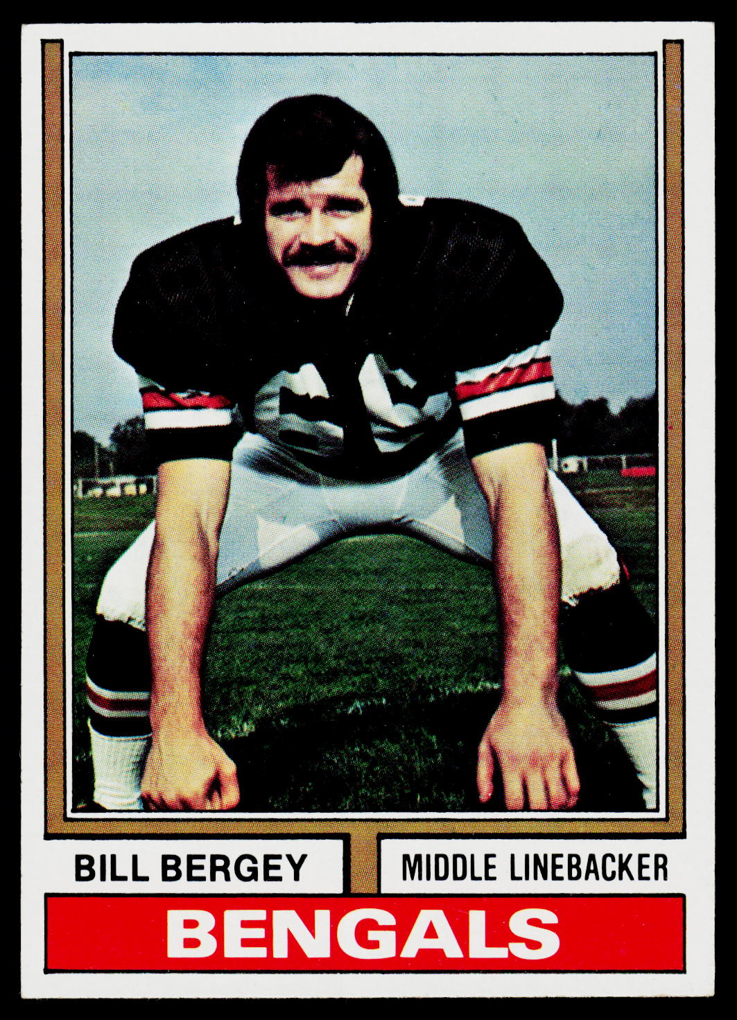 1974 Topps #447 Bill Bergey