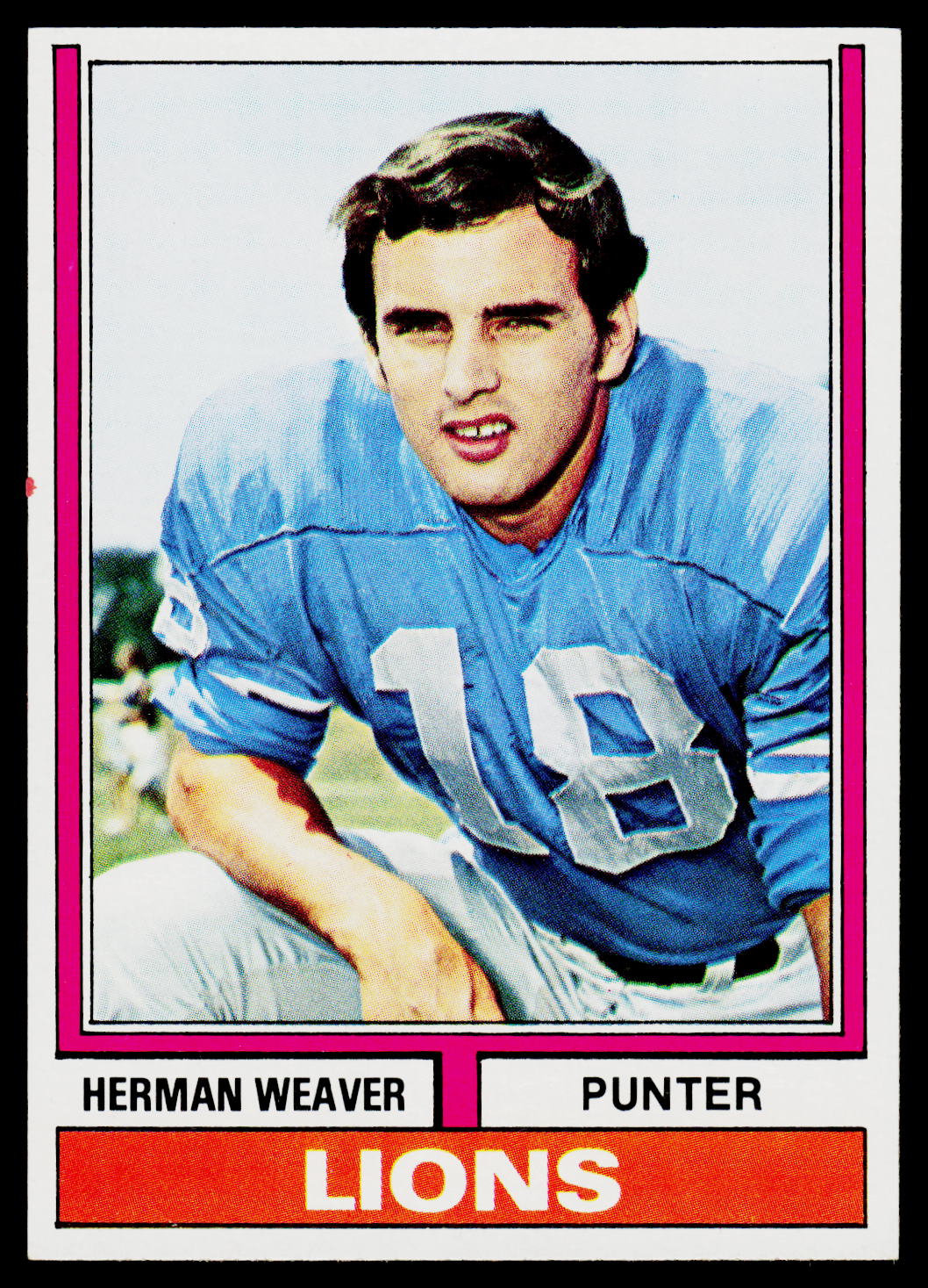 1974 Topps #301 Herman Weaver
