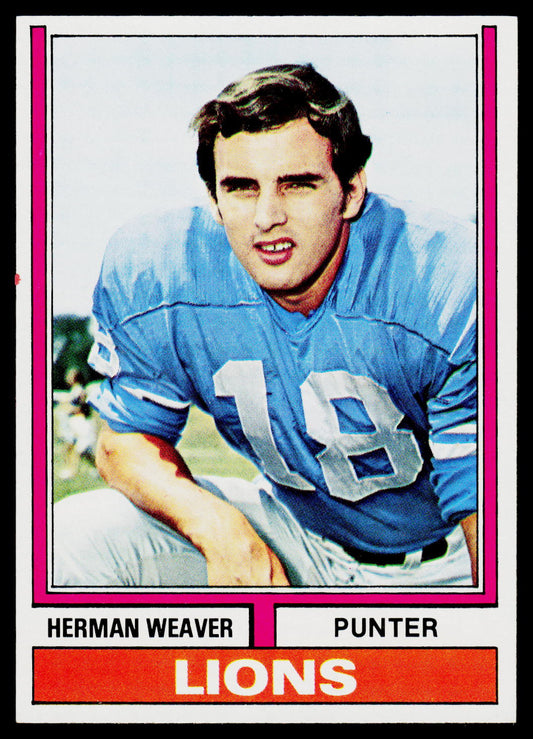 1974 Topps #301 Herman Weaver