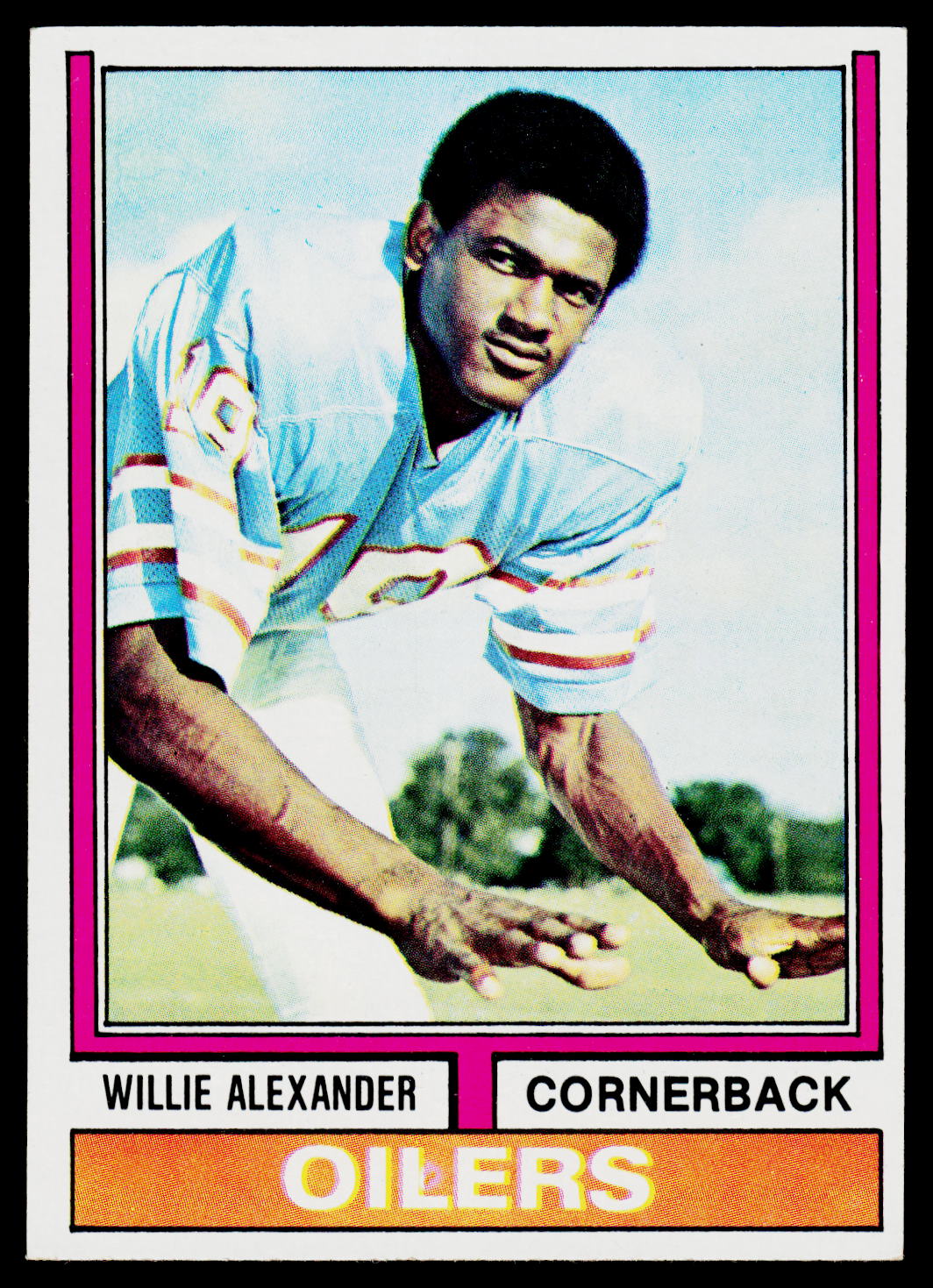 1974 Topps #414 Willie Alexander