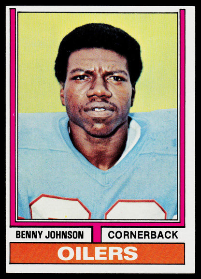 1974 Topps #174 Benny Johnson