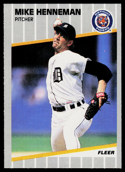 1989 Fleer #134 Mike Henneman