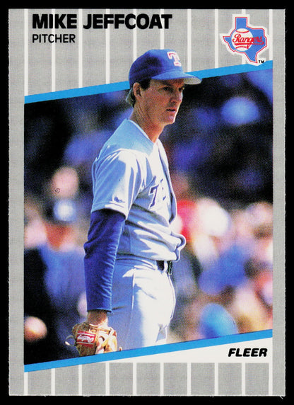 1989 Fleer #524 Mike Jeffcoat