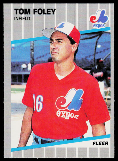 1989 Fleer #375 Tom Foley