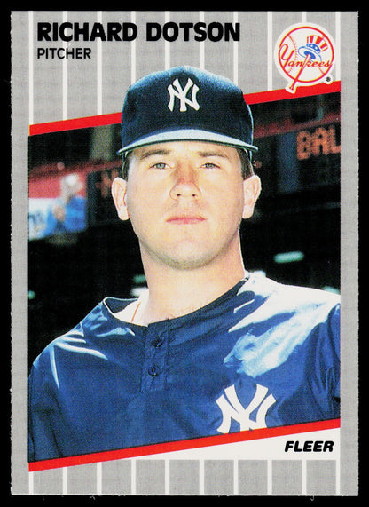 1989 Fleer #253 Richard Dotson