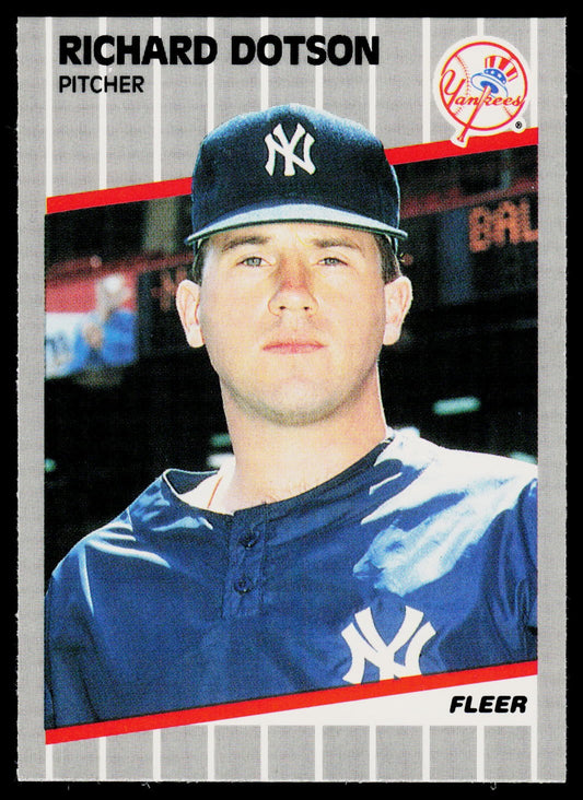 1989 Fleer #253 Richard Dotson