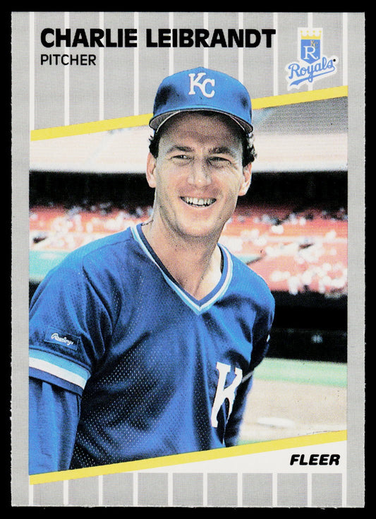 1989 Fleer #286 Charlie Leibrandt