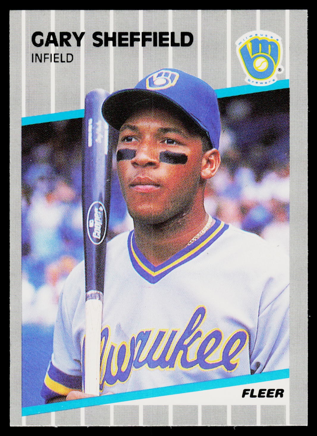 1989 Fleer #196 Gary Sheffield