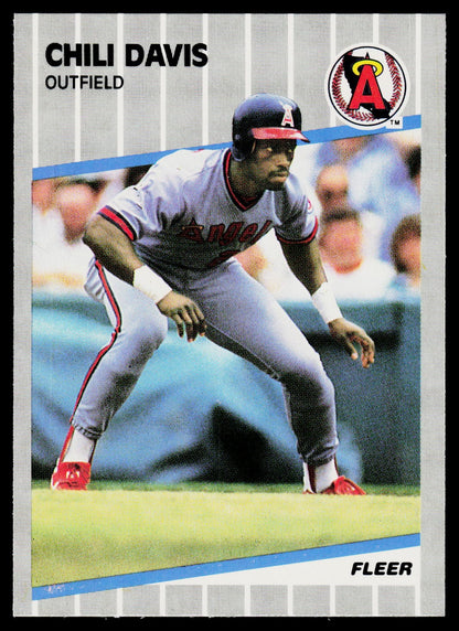 1989 Fleer #474 Chili Davis