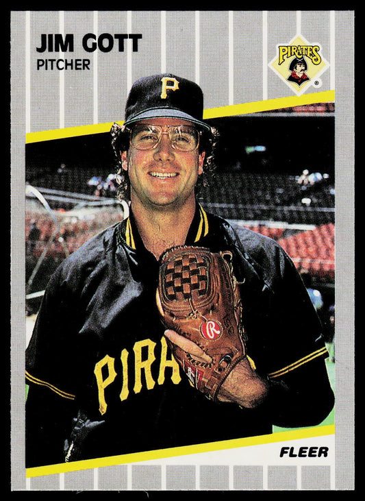 1989 Fleer #210 Jim Gott